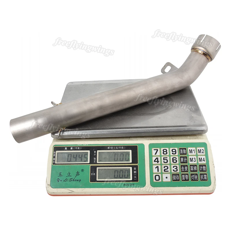 Tubo de escape de titanio para Suzuki GSXR1000 2007-2008 tubo de enlace medio deslizable 51 mm Foto 1 de 4