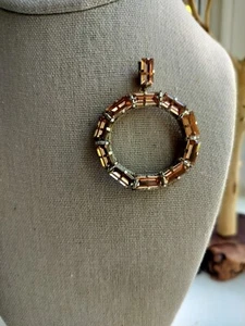 Deepa Gurnani Earrings Round Crystal Embellished women's ( Single) - Picture 1 of 6