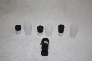 .965" 3 Telescope Eyepiece 6mm 12.5mm 20mm & 3x Shorty Barlow Kit - Picture 1 of 3