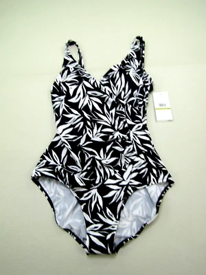 Traje de baño Jantzen Classics para mujer 14 florales de una pieza traje de baño nuevo con etiquetas Foto 1 de 4