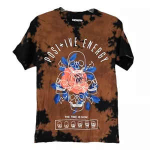Camiseta para hombre Chemistry Posi+ive Energy gráfica talla S marrón camuflada - Imagen 1 de 4