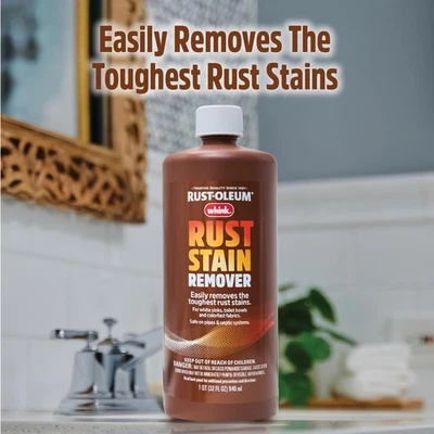 Whink Rust Stain Remover 32 Oz – For Toilets, Sinks, Fabric & Carpet Stains NEW - Image 1 of 4