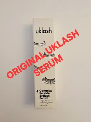 UK LASH COMPLEX PEPTIDE EYELASH SERUM 3ML FULLER LONGER NOURISHED EYELASHES - Image 1 of 4
