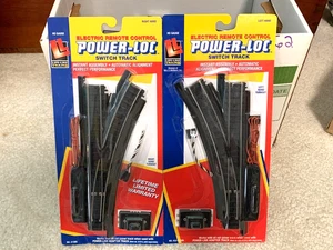 Life-Like 21305 21306 HO Power-Loc Left & Right Hand Electric 2-Way Switch Set - Picture 1 of 4