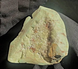 LIMON CITRON CHRYSOPRASE (MAGNESITE) HUGE NUGGET BOULDER 1150 GRAMS or 2.53 LB's - Picture 1 of 9