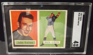 1957 Topps Football #138 John Johnny Unitas RC Rookie Card SGC 4 - Bild 1 von 2