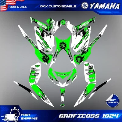 Yamaha Raptor 700R Kit Gráficos 2013 2014 2017 a 2023 Calcomanías Pegatinas ATV 21mil Foto 1 de 4