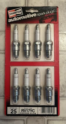 Champion Copper Plus Spark Plugs - RV17YC    Stock No. 25 - Image 1 of 2