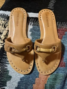 New No Box Steve Madden Women's Rebecka Hooded Thong Slide Sandals - Picture 1 of 4