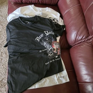 NEW Edhardy 3 pack Black, Grey and White- Medium -Crew Neck Tees. Crafted... - Picture 1 of 10