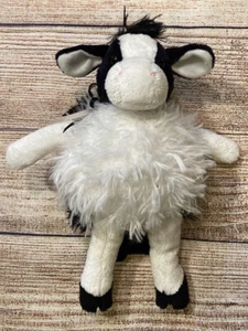 Douglas Cuddle Toys Negro Blanco Vaca Peluche Animal Suave Cinta 8” 2014 - Imagen 1 de 5