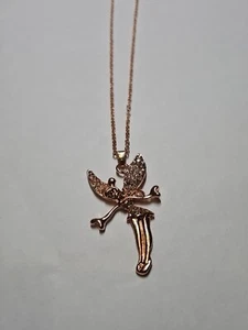 999 Vergoldete 42 cm Kette 24 Karat Fee Strasssteine - Bild 1 von 6