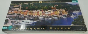 750 Piece Buffalo Panoramic Jigsaw Puzzle Over 3' Wide of Portofino Italy - Picture 1 of 6