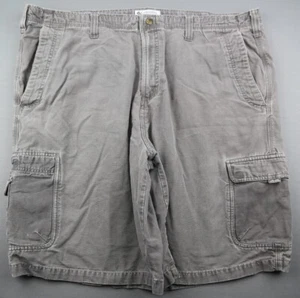 Men's Columbia Canvas Cargo Shorts Outdoor Gray Size 42 (11 Inseam) - Picture 1 of 10