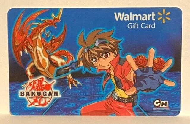 WalMart Cartoon Network Anime Bakugan Battle Brawlers 2009 Gift Card VL-8877 - Image 1 of 1