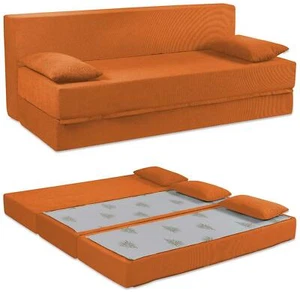 SOFA CAMA 3 PLAZAS TRANSFORMABLE DISPONIBLE EN MUCHOS COLORES - Imagen 1 de 19