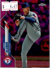 2020 Topps Chrome Corey Kluber Texas Rangers #41