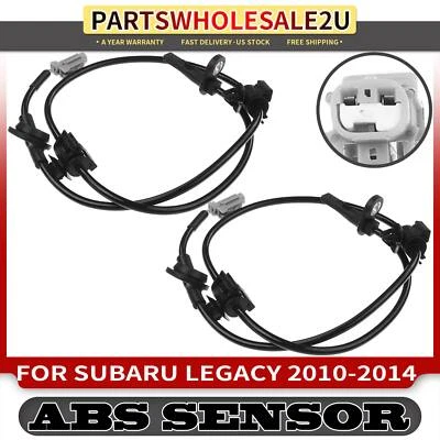 Sensor de velocidade de roda ABS dianteiro para motorista e passageiro 2 peças para Subaru Legacy 2010-2014 - Imagem 1 de 4