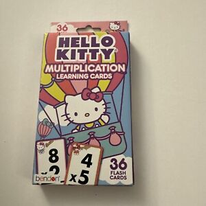 New Hello Kitty Multiplication Learning Cards Deck Flash J25