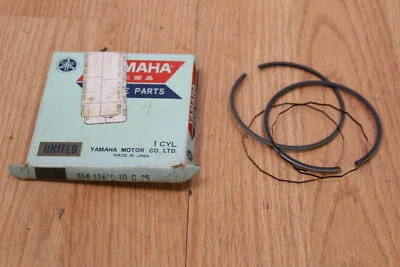 NOS 1972-1973 YAMAHA AT2 AT3 CT2 CT3 .25 O/S PISTON RINGS         (314) - Image 1 of 4