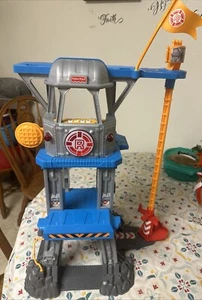 Fisher Price-Rescue Heroes-Command Center Tower-1999-#72955-Sounds & Lights Work - Picture 1 of 8