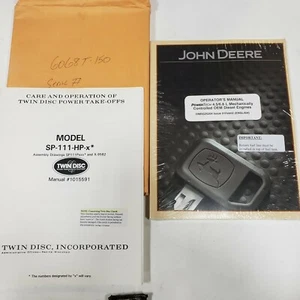 John Deere Powertech 4.5/6.8L OEM Diesel Engines Operator's Manual w/ Twin Disc - Picture 1 of 4