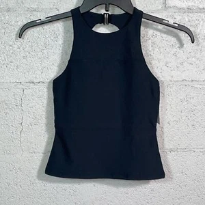 Camiseta sin mangas Natori Solstice Meet & Greet Halter negra XS para mujer - Imagen 1 de 9