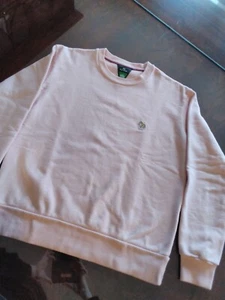 PAUL SMITH Womens Pink Zebra Logo Long Sleeved Sweatshirt Small - Picture 1 of 6