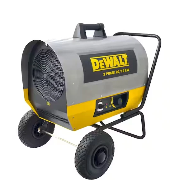 Calentador eléctrico portátil de aire forzado DeWALT 20kW 240V trifásico Foto 1 de 4