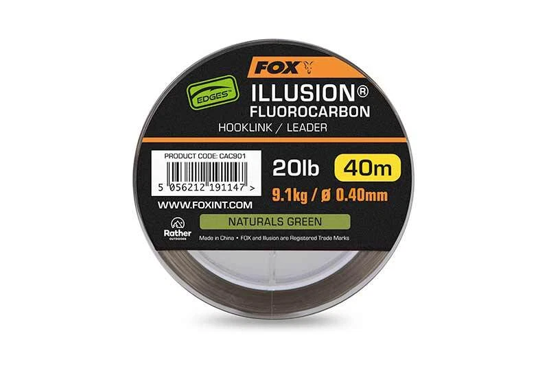 Fox Edges Illusion Fluorocarbon Hooklink/Leader Naturals Green - Image 1 of 1
