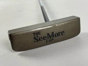 The SeeMore FGP Brass Blade Right Handed 35”Center Shafted Putter Golf Club - Picture 1 of 13