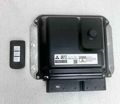 CALCULATEUR MOTEUR ECU /1860C106 2757002952 / 7057401 PEUGEOT 4008 1.8HDI + CLÉ - Photo 1/4