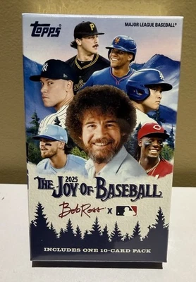2025 Topps x Bob Ross: The Joy of Baseball - Happy Little Box New Sealed - Image 1 of 3