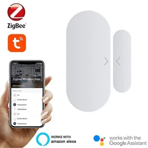 ZigBee Door Window Contact Sensor Remote Alarm Smart Home Wireless Door Detector - Picture 1 of 12