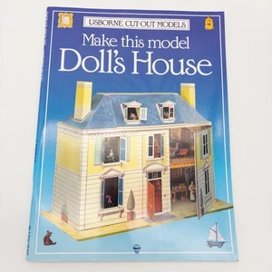 USBORNE CUT-OUT MODELS, MAKE THIS MODEL, DOLL'S HOUSE, 1993 - Picture 1 of 9