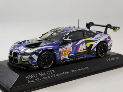 Minichamps BMW M4 GT3 #46 V. Rossi Martin Al Harthy Le Mans 2024 1/43 410242446 - Immagine 1 di 3