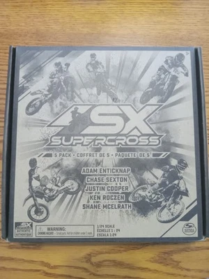 Supercross Die-Cast Motocross MX Toys Kids Chase Sexton Ken Roczen Justin Cooper - Image 1 of 4