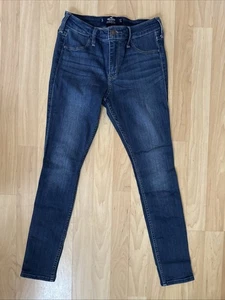 Hollister Size 5S W27 Juniors Jeans Mid Rise Legging Advanced Stretch Inseam 26" - Picture 1 of 8