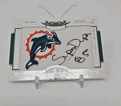 2008 National Treasures  Signature Patches Autograph Dolphins Mark Duper #/53 - Image 1 of 4