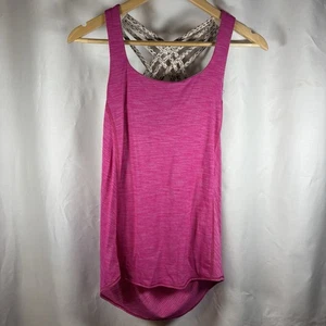Lululemon Women’s Free To Be Wild Bra Tank Top Magenta Shirt Size 4 - Picture 1 of 8