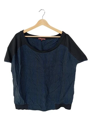 7 FOR ALL MANKIND Blusa de manga corta Mujeres Blusa Talla EU 40 azul-negro - Imagen 1 de 4