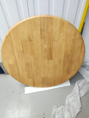 Hanover round drop leaf DINING TABLE - LIGHT OAK Brand New Table Top Only. - Image 1 of 4