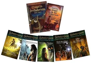 Bundle-7 x SCHATTENLAND Bd.1,2,3,4,5 & Cugel Abenteuer Romane-neu-Mängelexe. - Picture 1 of 8