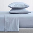 Renee Taylor Split King Sheet/Pillowcase 300TC Organic Cotton Bedding Baby Blue