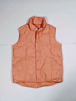 Chaleco acolchado Kids Lands End goma burbuja rosa talla pequeña 7-8 Foto 1 de 3
