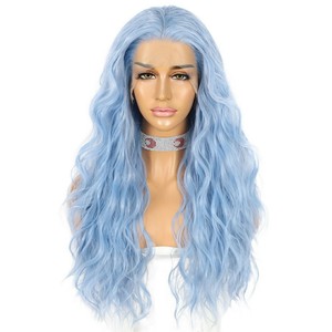 blue infant wig