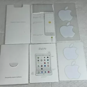 New Genuine Apple Stickers X2 iPhone iPad Air w/ Original Boxes - Picture 1 of 2