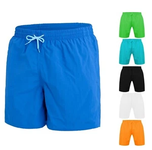 Premium Boys Girls Kids Swimming Shorts Trunks Sports Swim Shorts Mesh Lined - Picture 1 of 6