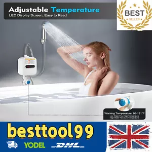 Mini Calentador de Agua Eléctrico Instantáneo Sin Tanque Baño Ducha + Cabezal de Ducha 3500W - Imagen 1 de 24