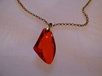 Harry Potter y los Filósofos Collar Piedra Rojo Colgante Joyería  Foto 1 de 3